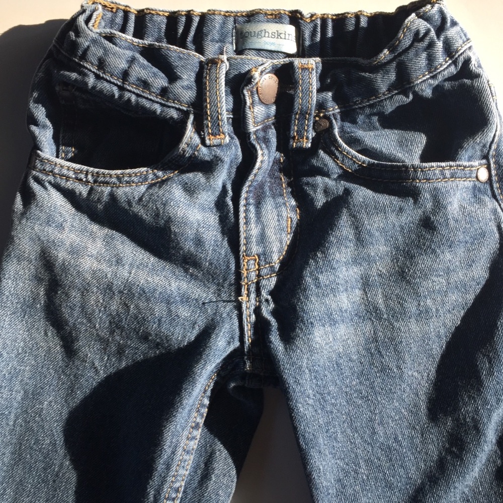 Boys Sz 4 Tough Skins Blue Jeans